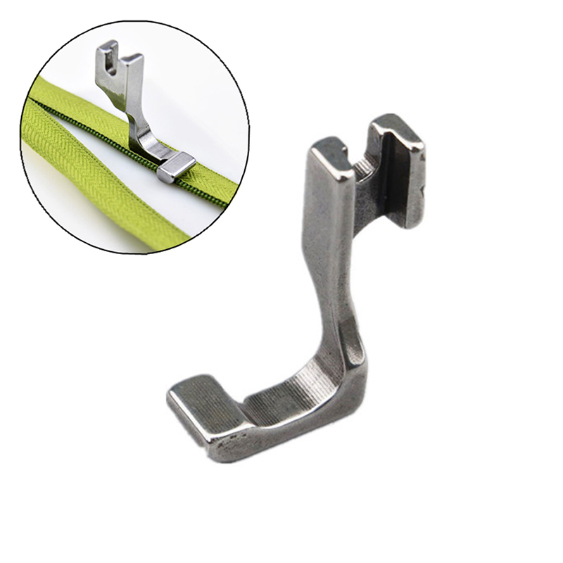 Zipper Foot Presser - C型不可視ジッパー押さえ金具 片側ジッパー押さえ金具 S518L ジャックロックステッチ工業用ミシン押さえ金具