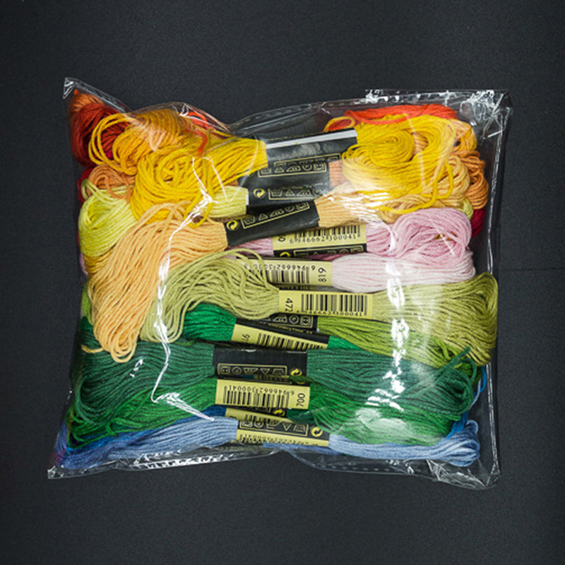 Embroidery Floss Thread - C 24/100/50 マルチカラークロス糸 コットン縫い糸 刺繍糸 フロス糸キット