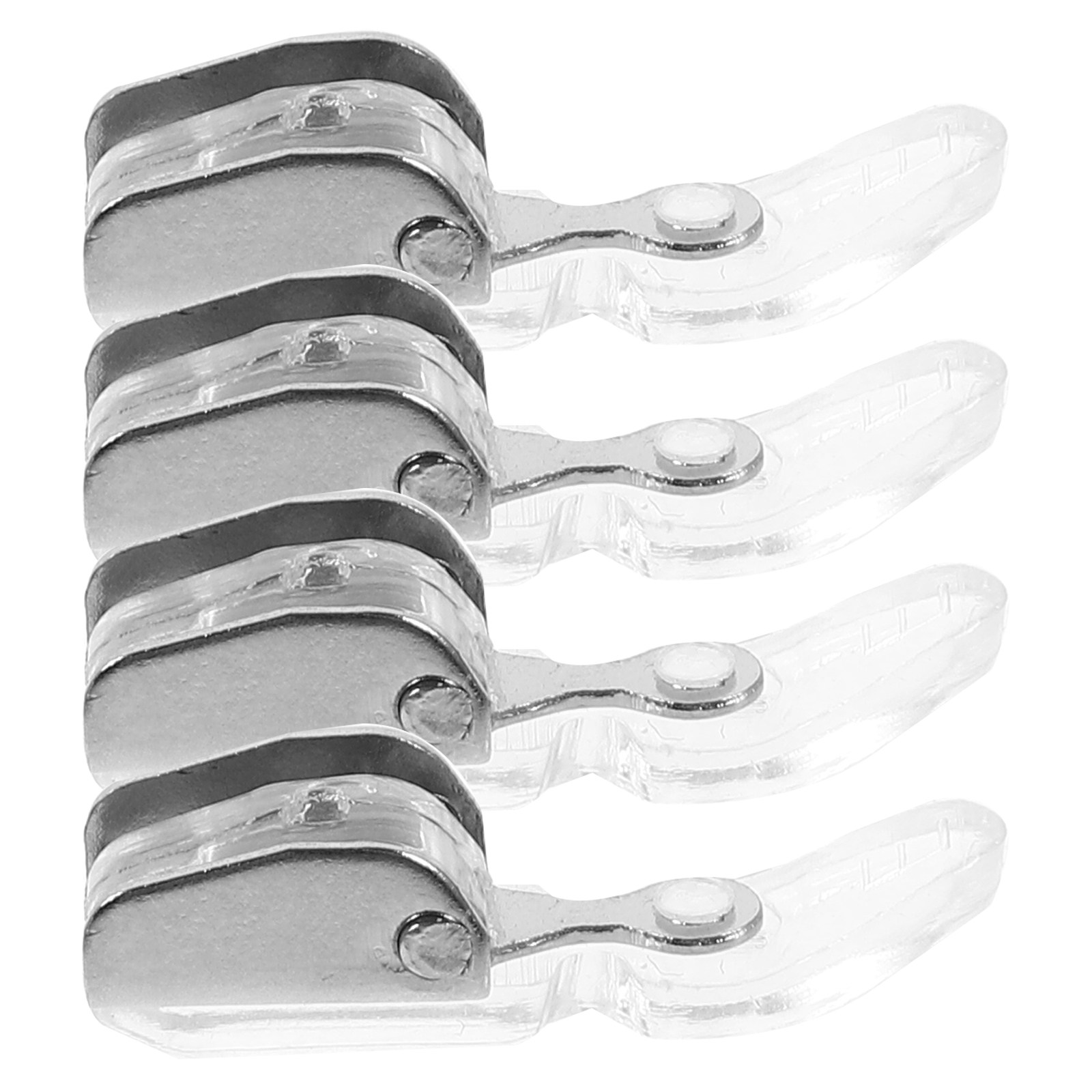 Zipper Foot Presser - 4個入りジッパー押さえ金具セット、ミシンアクセサリー、プロ仕様多機能補修押さえ金具、軽量生地用、無料