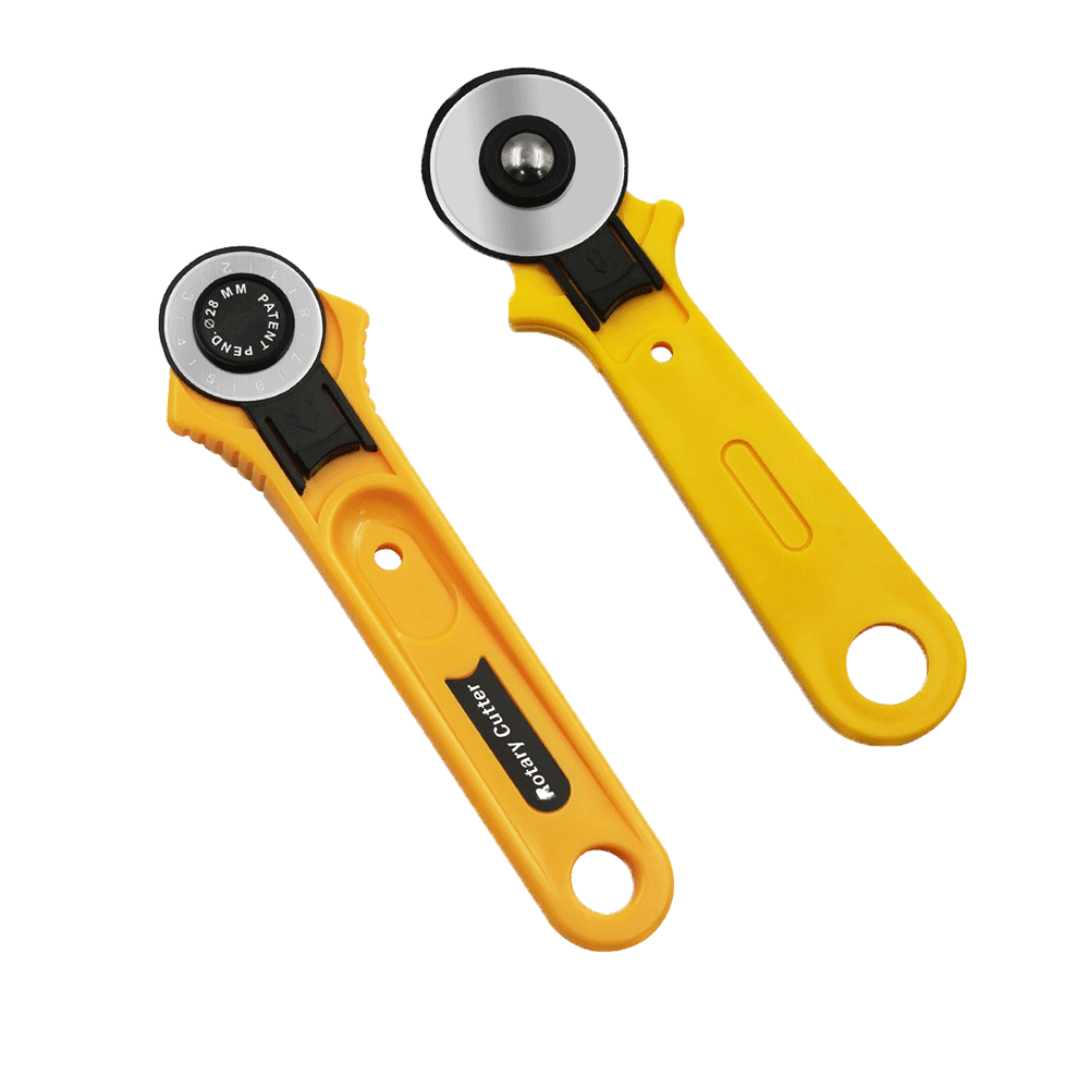 Rotary Cutter Fabric - 革ロータリーカッターパッチワークローラーホイールカッターハンドホイール切断ラウンドナイフ紙革生地縫製ツール 1 個