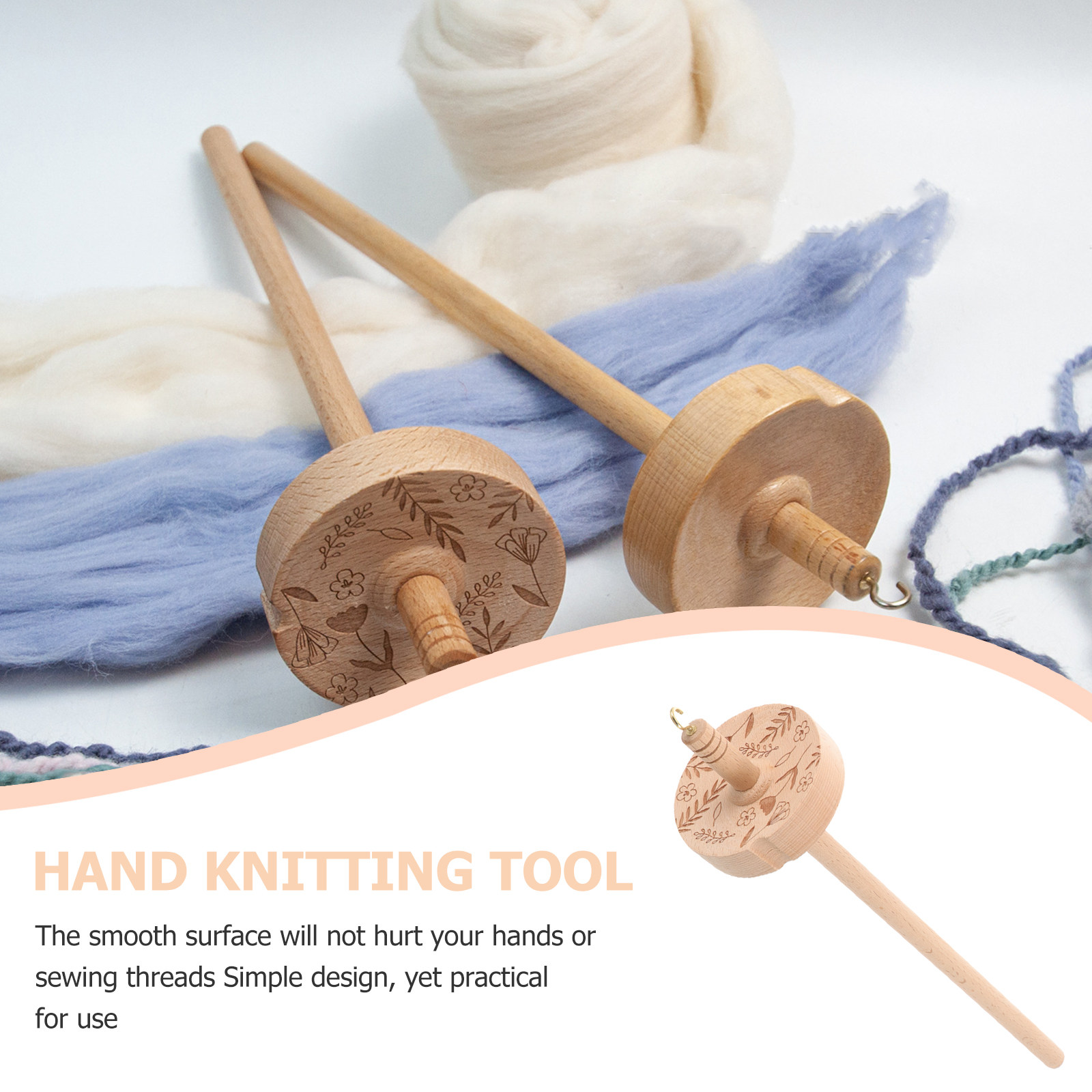 木製糸巻き器 スムーズな表面 糸ホルダー 編み物ツール 糸オ - Sewing Knit のレビューと価格
