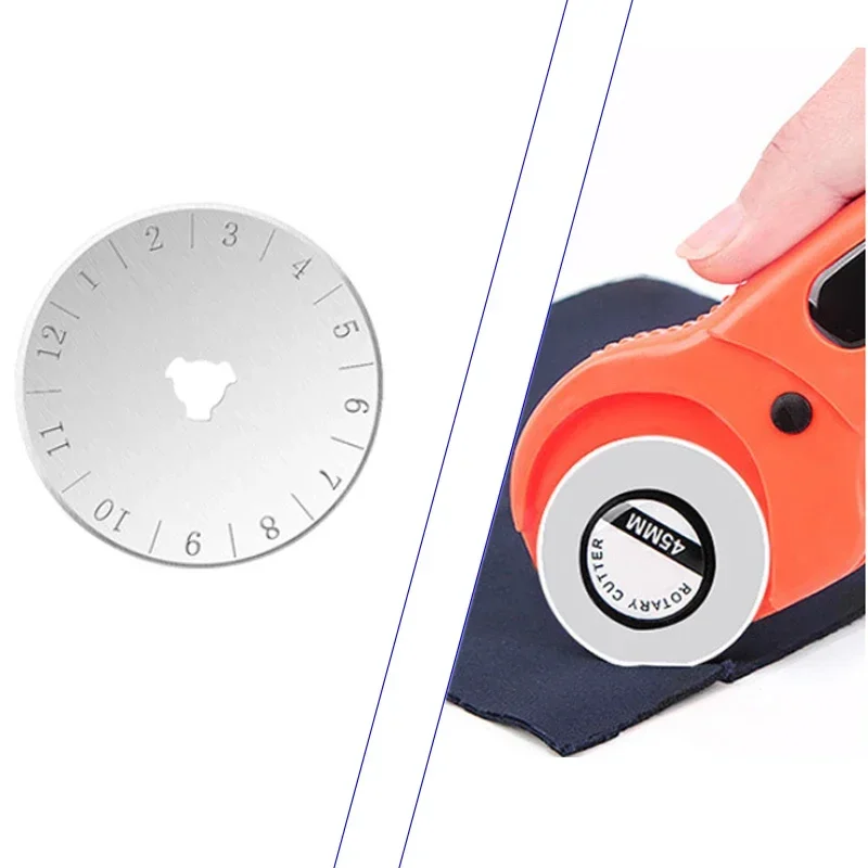 45 ミリメートルローラーホイールナイフ布切断ナイフ革紙生地 - Rotary Cutter Fabric のレビューと価格