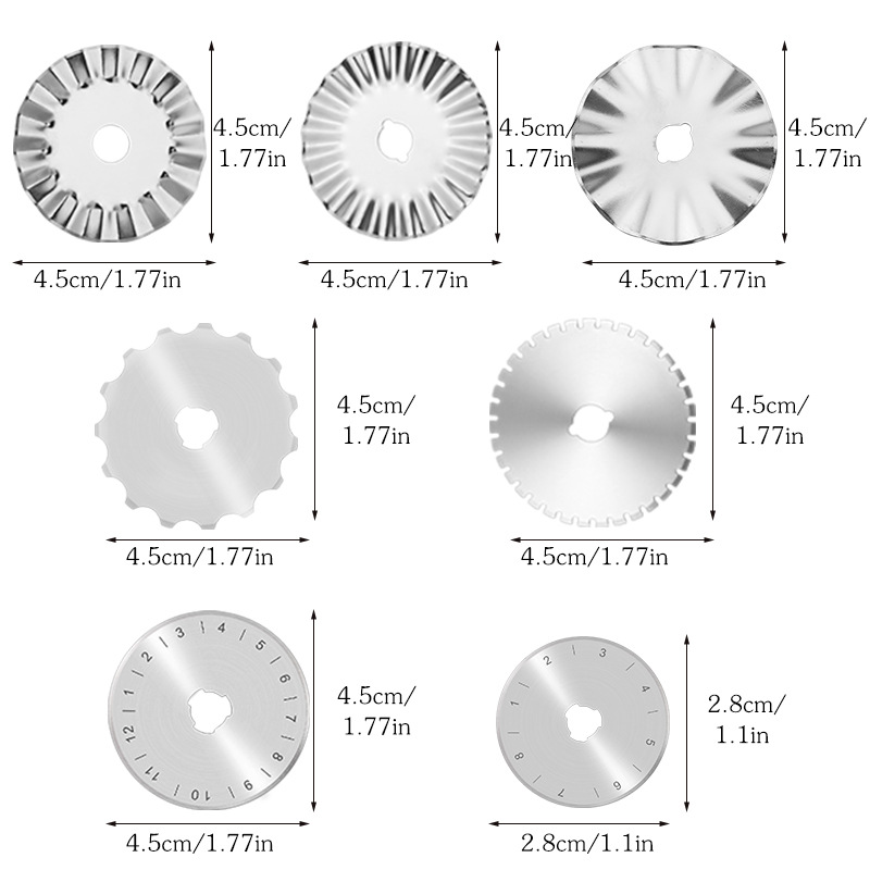 1個入り 28/45mm ロータリーカッターブレード 丸型キ - Rotary Cutter Fabric のレビューと価格