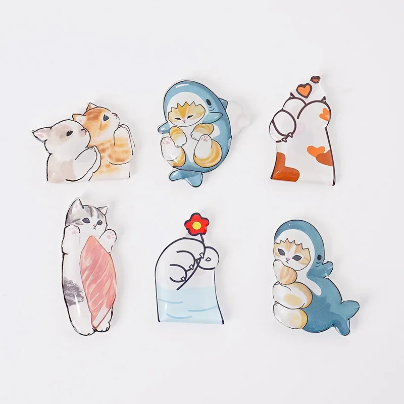 かわいい猫のアクリル針、1本、磁気ミシン糸、針管、クロスステ - Embroidery Floss Thread のレビューと価格