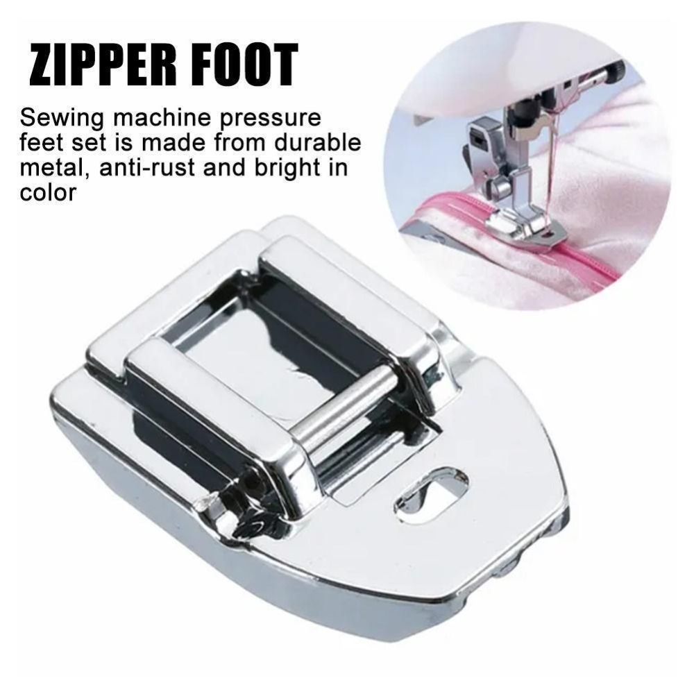 亜鉛合金製インビジブルジッパーフット、家庭用ミシン部品、多機 - Zipper Foot Presser のレビューと価格