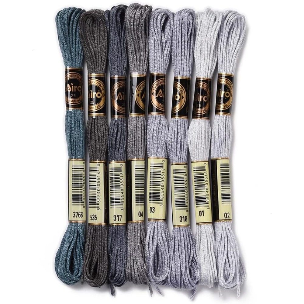 8かせ70ヤードグレーフレンドシップブレスレットストリング刺 - Embroidery Floss Thread のレビューと価格