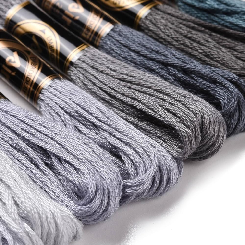 8かせ70ヤードグレーフレンドシップブレスレットストリング刺 - Embroidery Floss Thread のレビューと価格