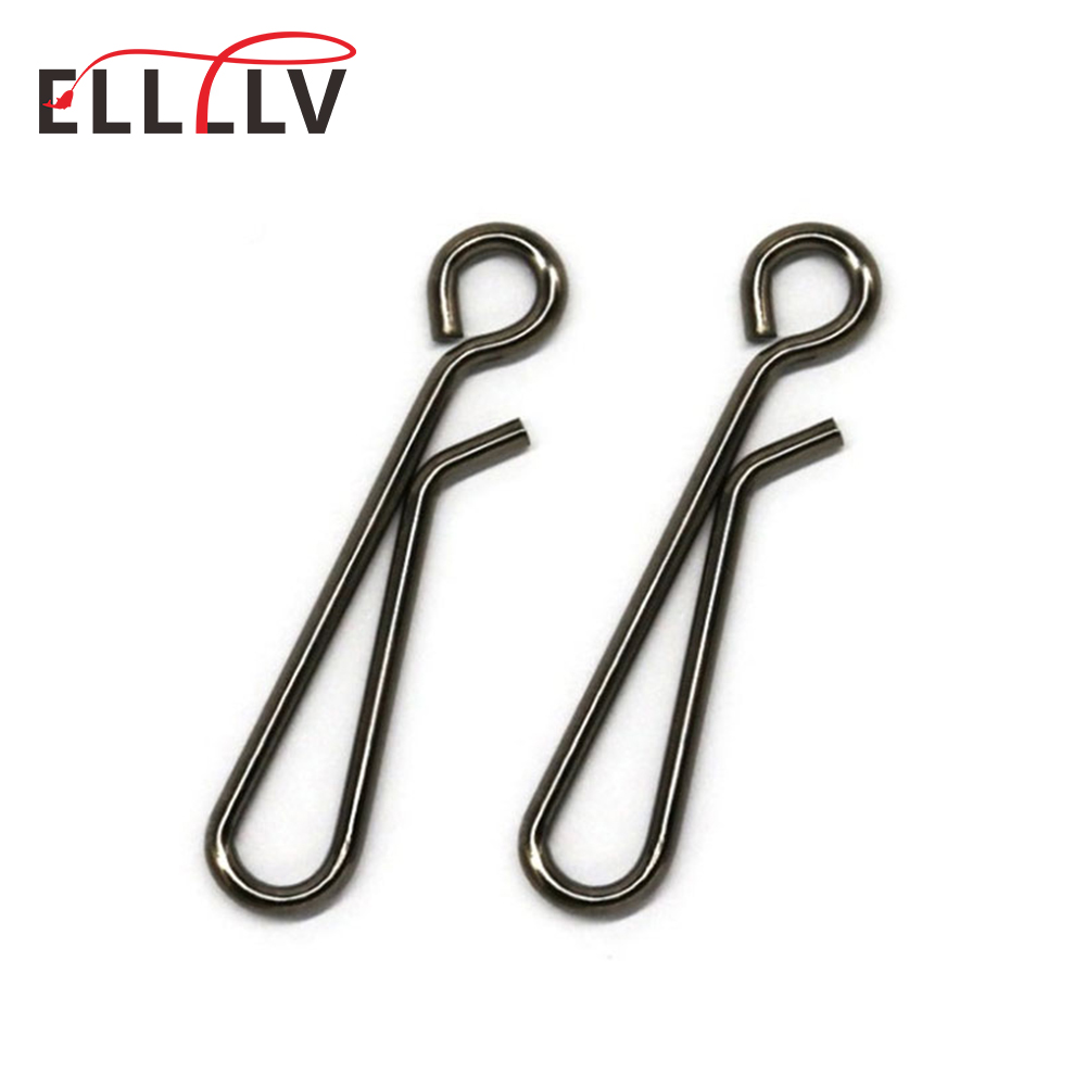 100 個海水釣りステンレス鋼オープンアイぶら下げスナップク - Hook Eye Fastener のレビューと価格