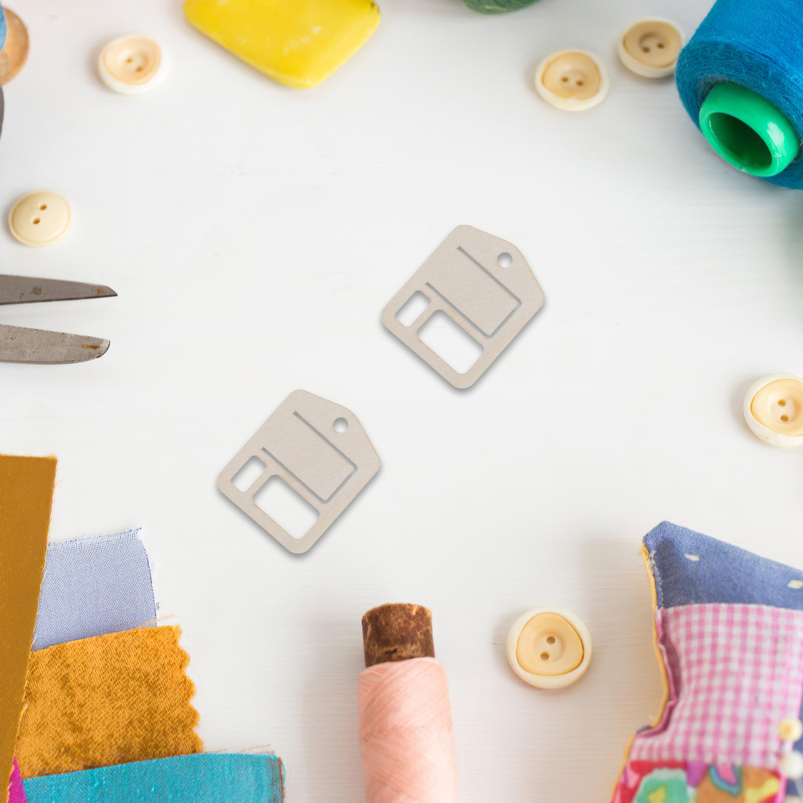 100個入り 木製 クラフト糸オーガナイザー 刺繍糸 ドロッ - Embroidery Floss Thread のレビューと価格