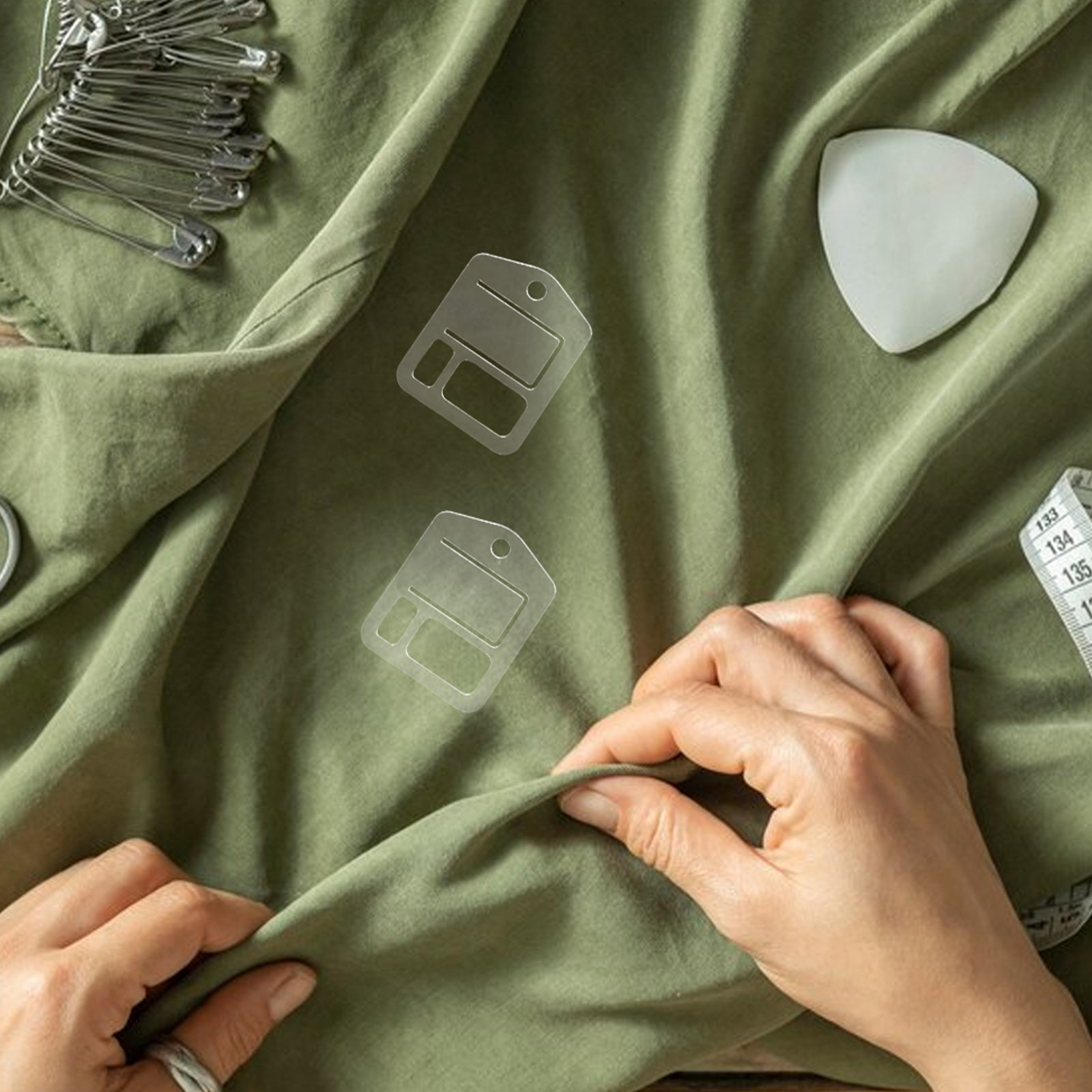 30個入り透明アクリル刺繍糸オーガナイザー、クロスステッチ糸 - Embroidery Floss Thread のレビューと価格