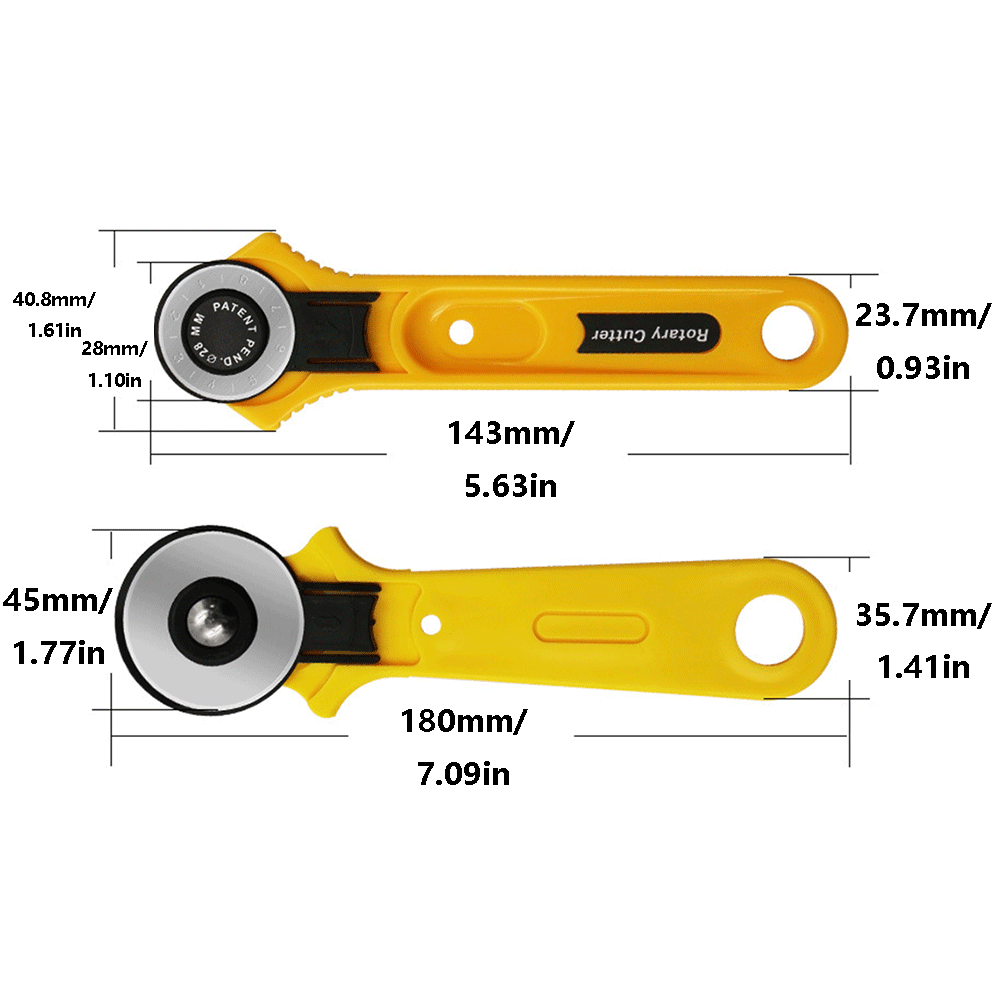 革ロータリーカッターパッチワークローラーホイールカッターハン - Rotary Cutter Fabric のレビューと価格